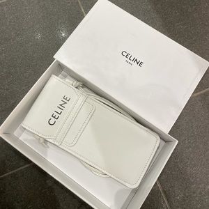 Celine phone pouch with flap authentic